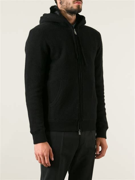 michael kors mens black hoodie